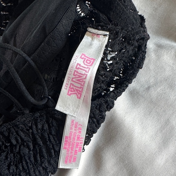 PINK Victoria's Secret Black Lace Bralette / J16 - Picture 4 of 4